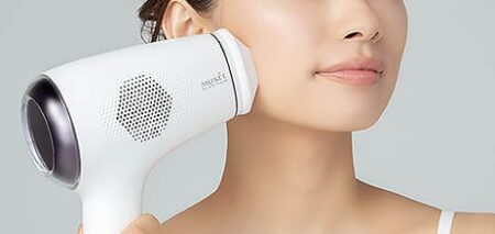 ミュゼ　光美容器　フェイス　利用イメージ　画像